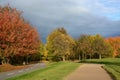 Ladronka, podzimnÃÂ­ park s barevnÃÂ½mi stromy, Praha